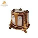 Luxury Royal Carved King Bed Set - Image 2