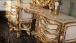 Luxury Baroque Carved Bed Set - Image 2