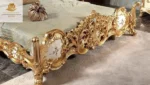 Luxury Baroque Carved Bed Set - Image 3