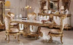 Regal Gold & Ivory Dining Chair