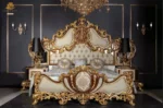 Luxury Baroque Bed Set - Image 5
