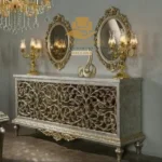 Luxury Chinioti Decorative Carved Wood Chester