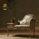 Luxury Gold Carved Dewan