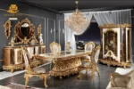 Royal Gold Carved Dining Chair