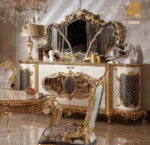 Versailles Royal Gold Dining Chair - Image 2