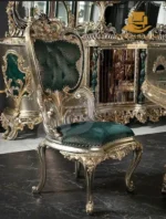 Regal Carved Dining Chair - Image 2