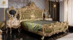 Royal Gold Carved Bedroom Set